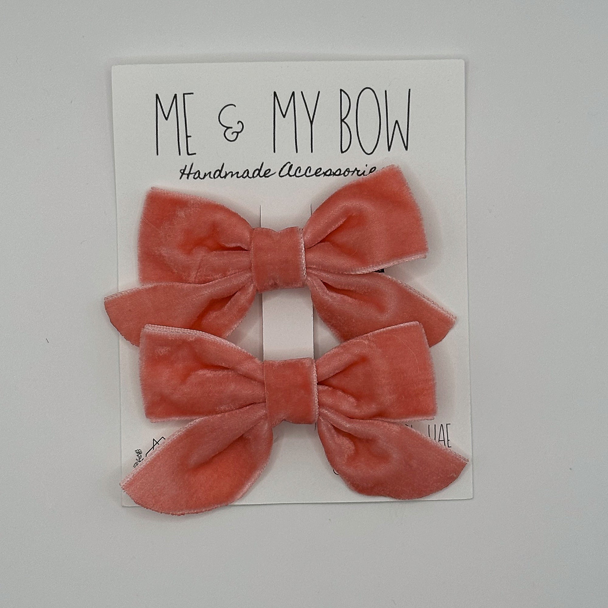 Bestseller | VELVET BUTTERFLY BOWS for Girls | Set of 2 Hair Clips | Perfect to Match Dresses and Outfits | Pink Series