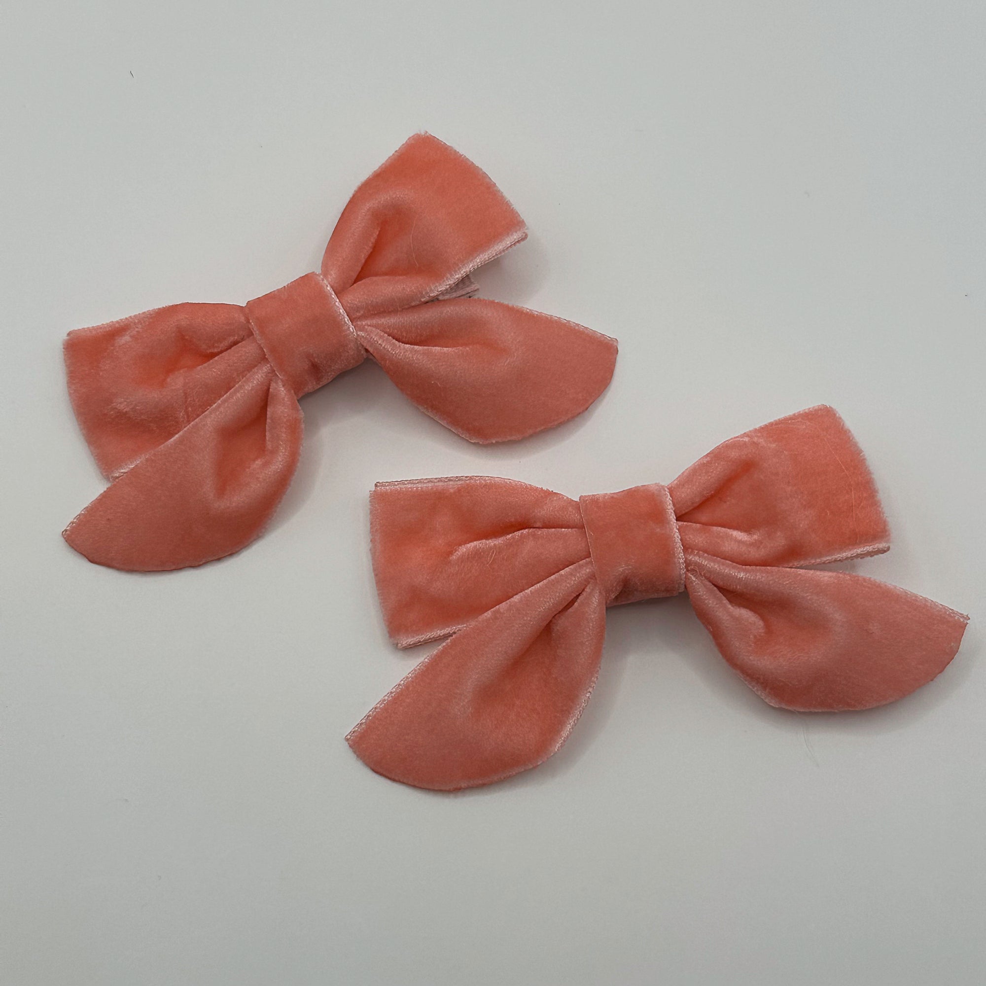Bestseller | VELVET BUTTERFLY BOWS for Girls | Set of 2 Hair Clips | Perfect to Match Dresses and Outfits | Pink Series