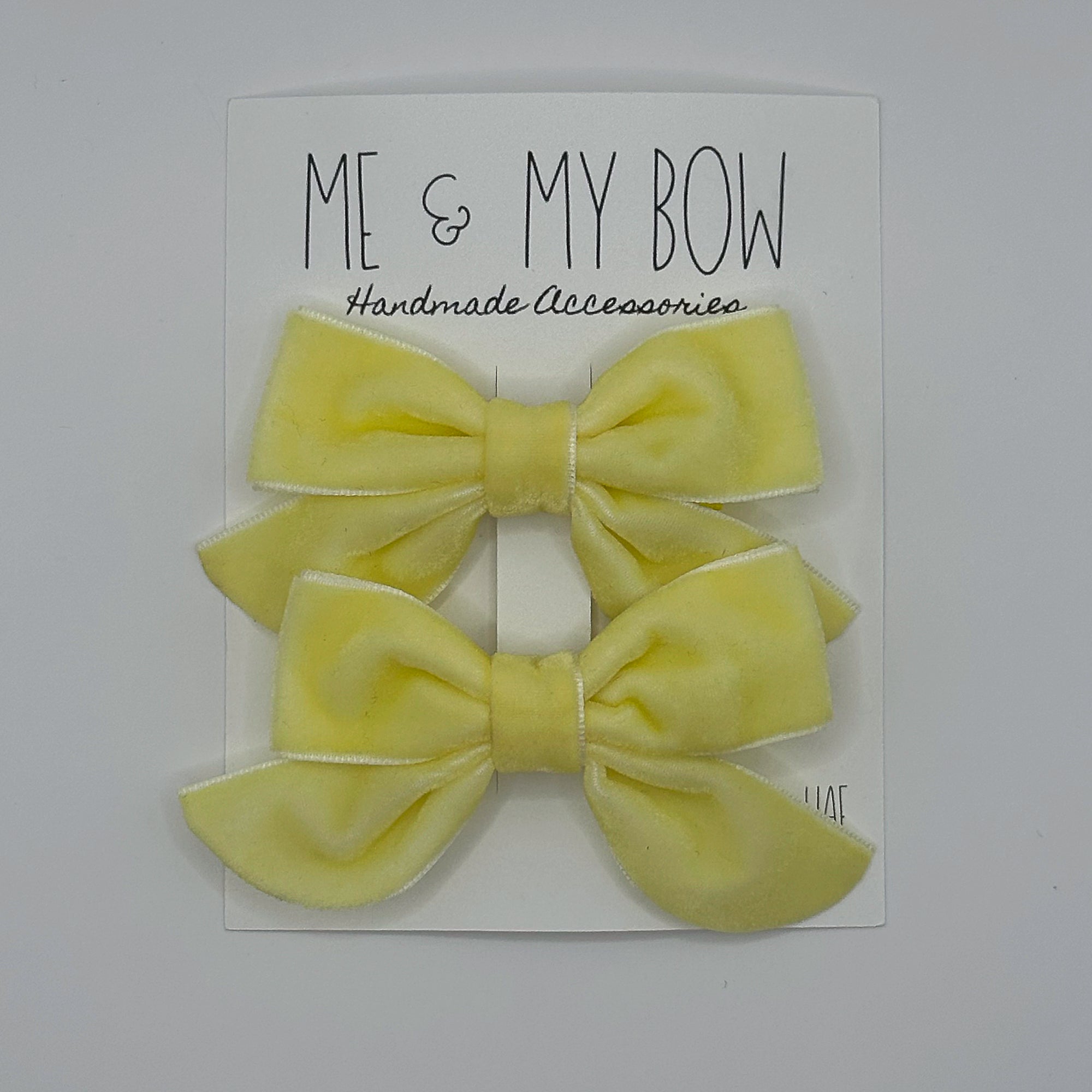 Bestseller | VELVET BUTTERFLY BOWS for Girls | Set of 2 Hair Clips | Perfect to Match Dresses and Outfits | Spring Summer Vibes