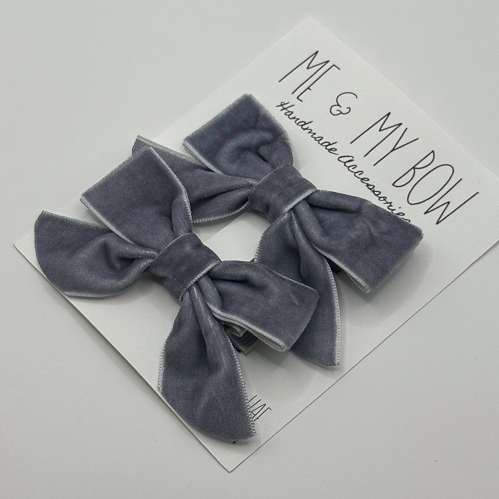 Bestseller | VELVET BUTTERFLY BOWS for Girls | Set of 2 Hair Clips | Perfect to Match Dresses and Outfits | Autumnal Colors