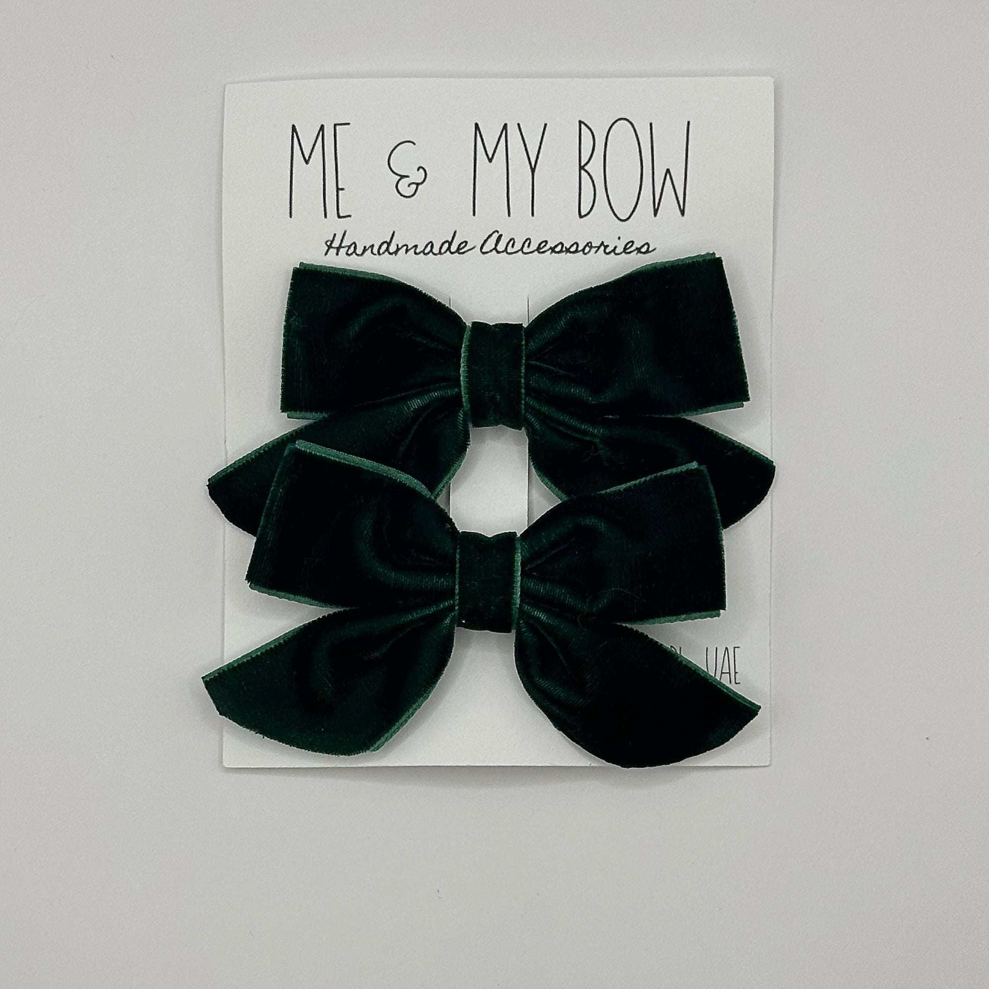 Bestseller | VELVET BUTTERFLY BOWS for Girls | Set of 2 Hair Clips | Perfect to Match Dresses, Outfits and School Uniforms
