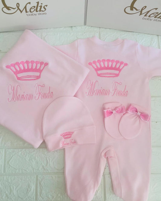 Baby clothes customize gift set