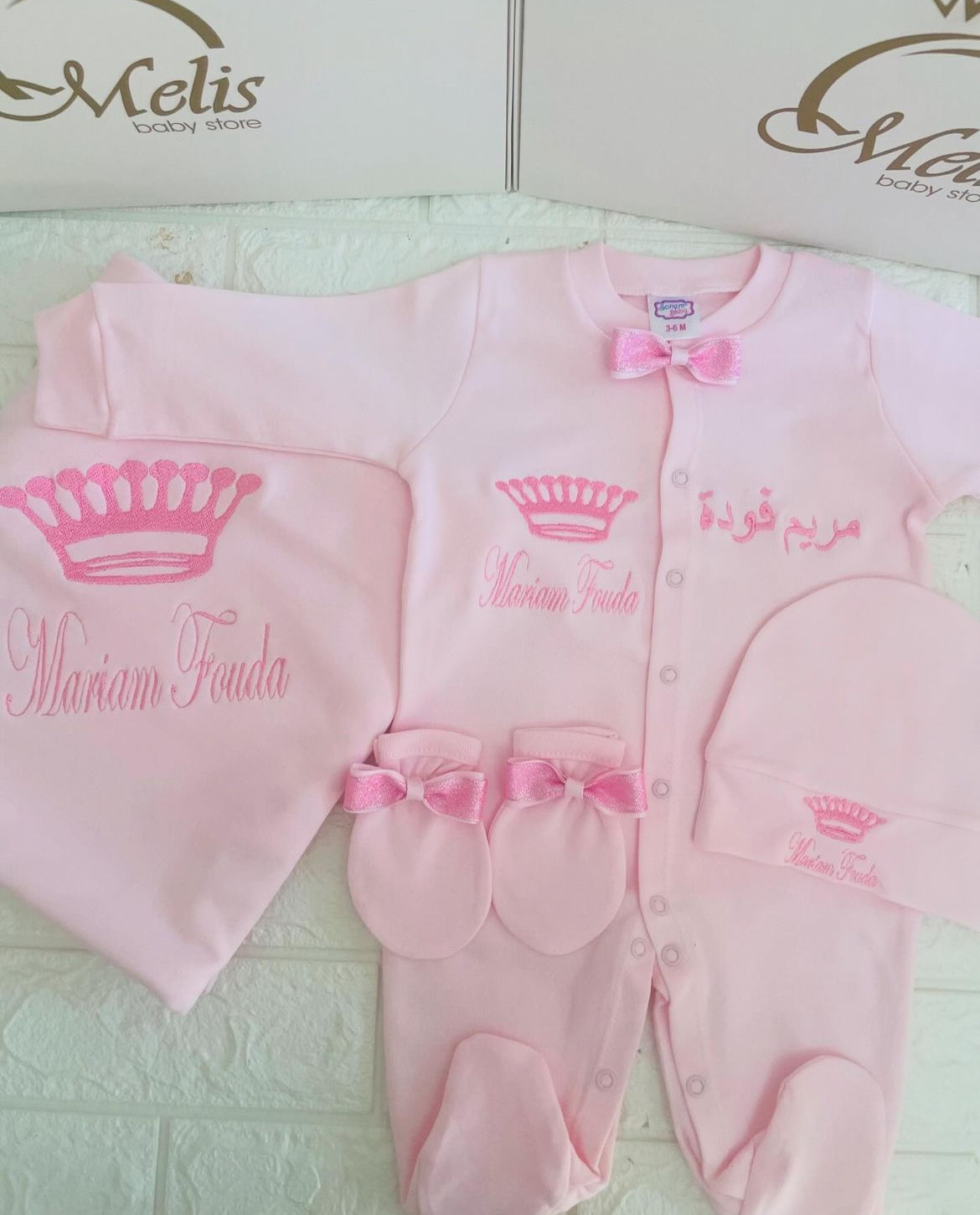 Baby clothes customize gift set