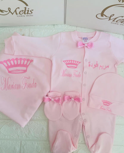 Baby clothes customize gift set