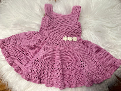 Babygirl dress crochet