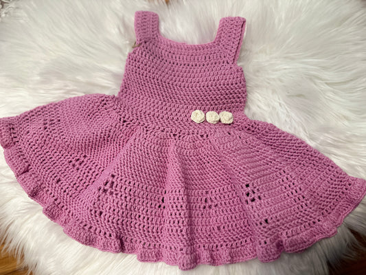 Babygirl dress crochet