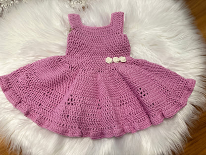 Babygirl dress crochet