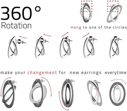 360 Rotation Earrings