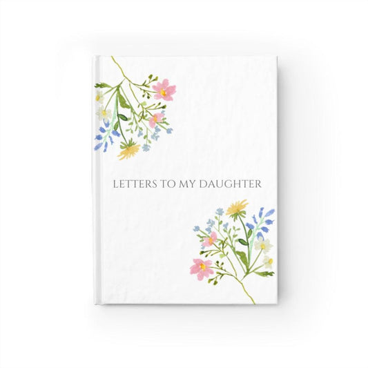 Letters To My Daughter Hard Cover Notebook, Dear daughter journal, Personalized gift name Journal, Custom Journal Book, Baby Gift - RULED