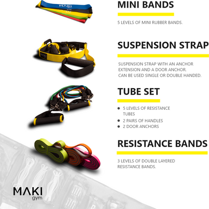 MAKI gym - Portable Home Gym with online Fitness programs