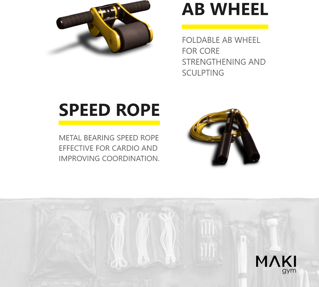 MAKI gym - Portable Home Gym with online Fitness programs