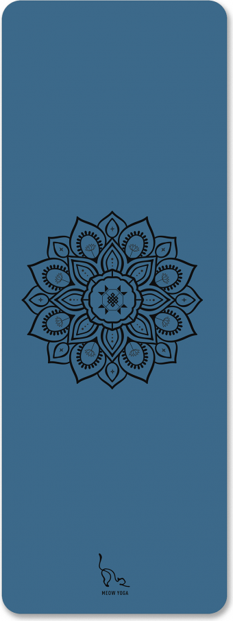 Mandala Yoga Mat (Blue)