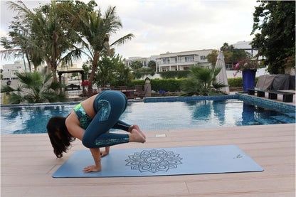 Mandala Yoga Mat (Blue)