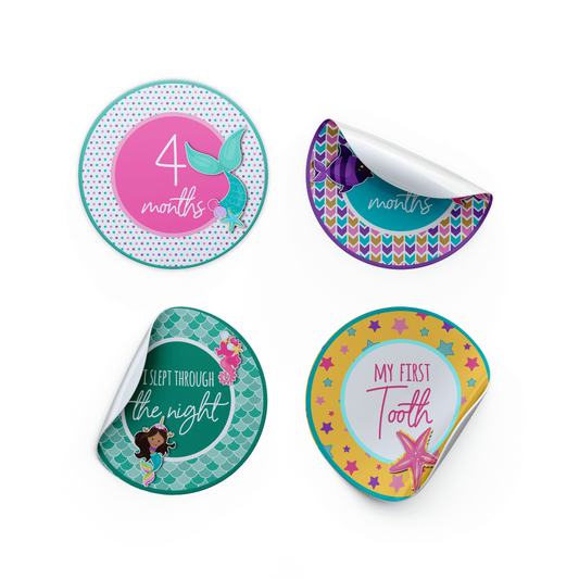 Mermaid Milestone Stickers