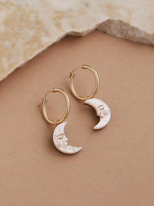 Moon Hoops – Gold