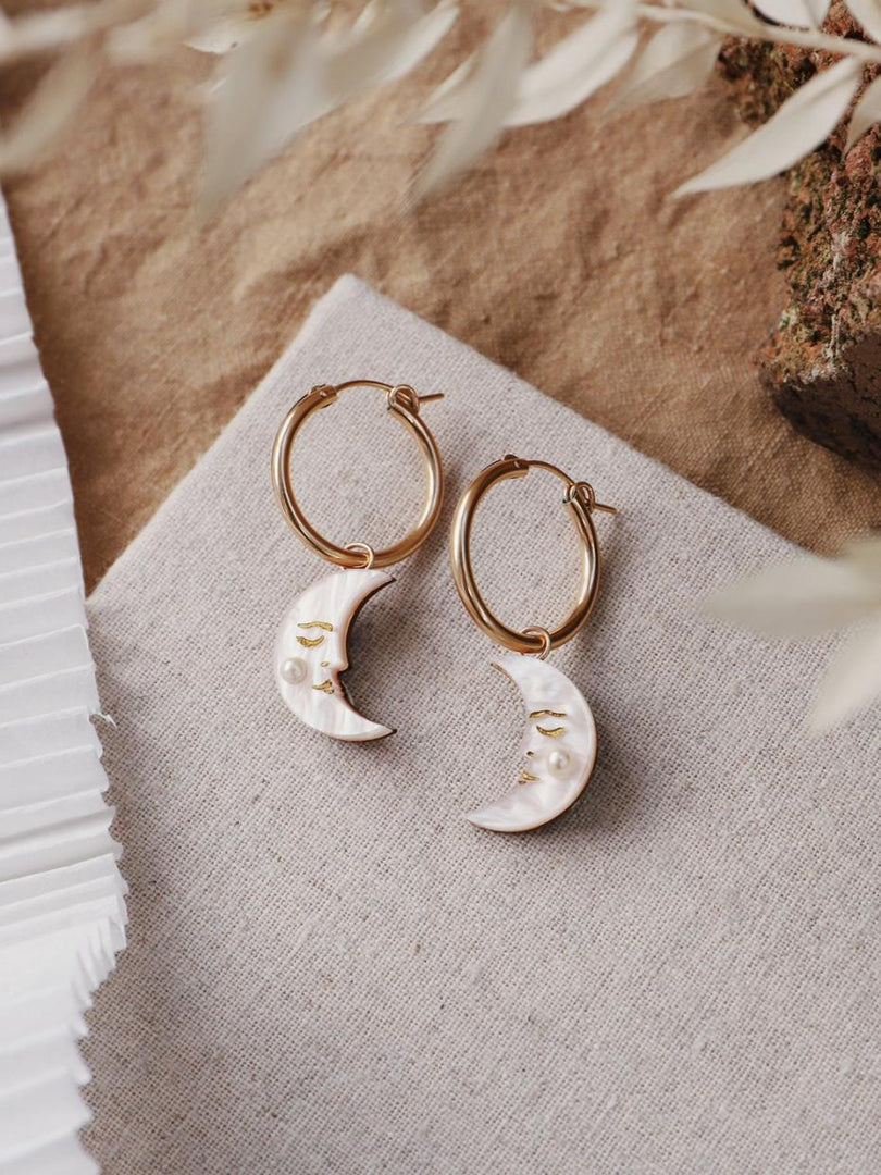 Moon Hoops – Gold