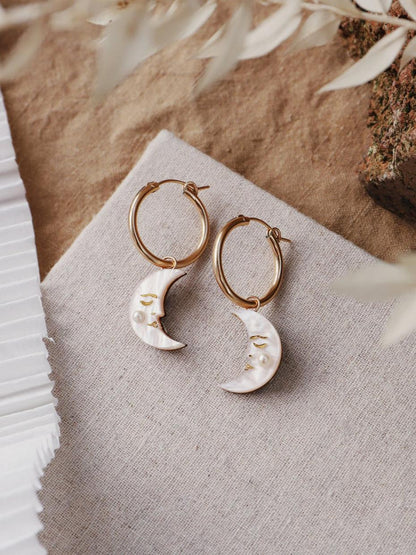 Moon Hoops – Gold