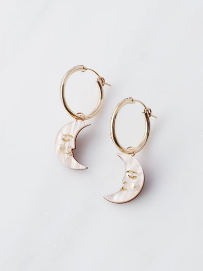 Moon Hoops – Gold