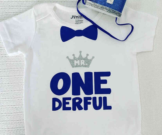 MR.ONEDERFUL - birthday onesie (boy)