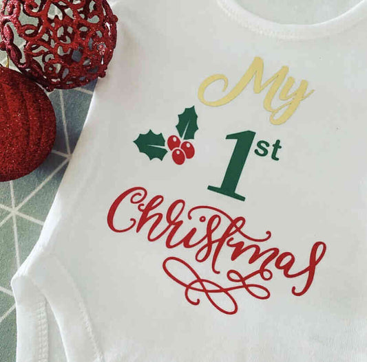 My First Christmas - onesie/bodysuit