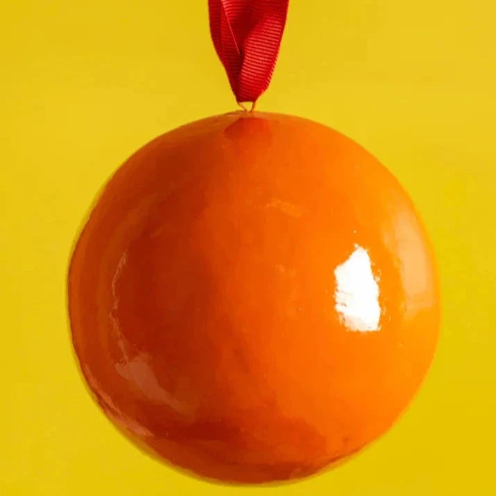 Orange Block Bauble