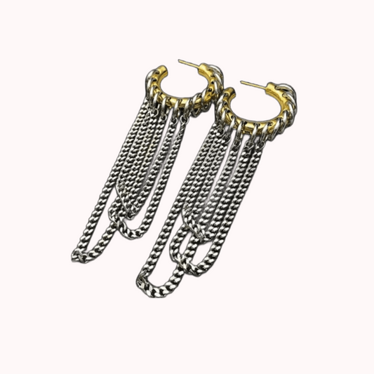 CHUNKY PUNK EARRINGS