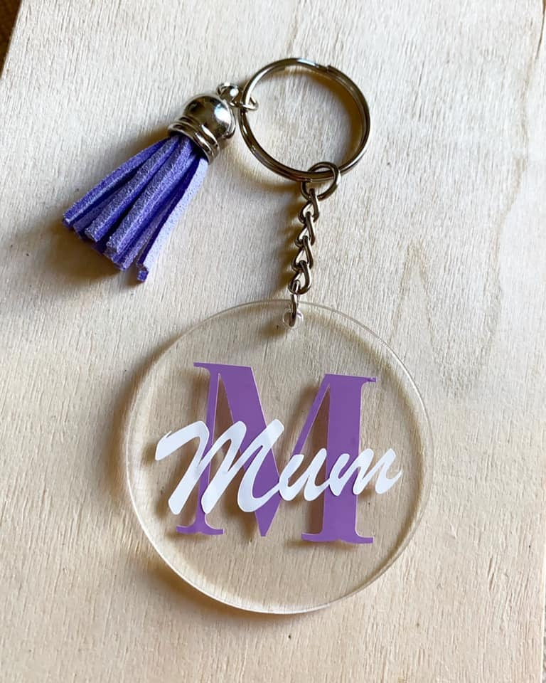 Personalised Acrylic Keyring