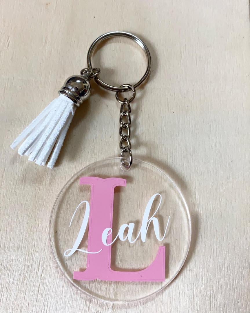 Personalised Acrylic Keyring