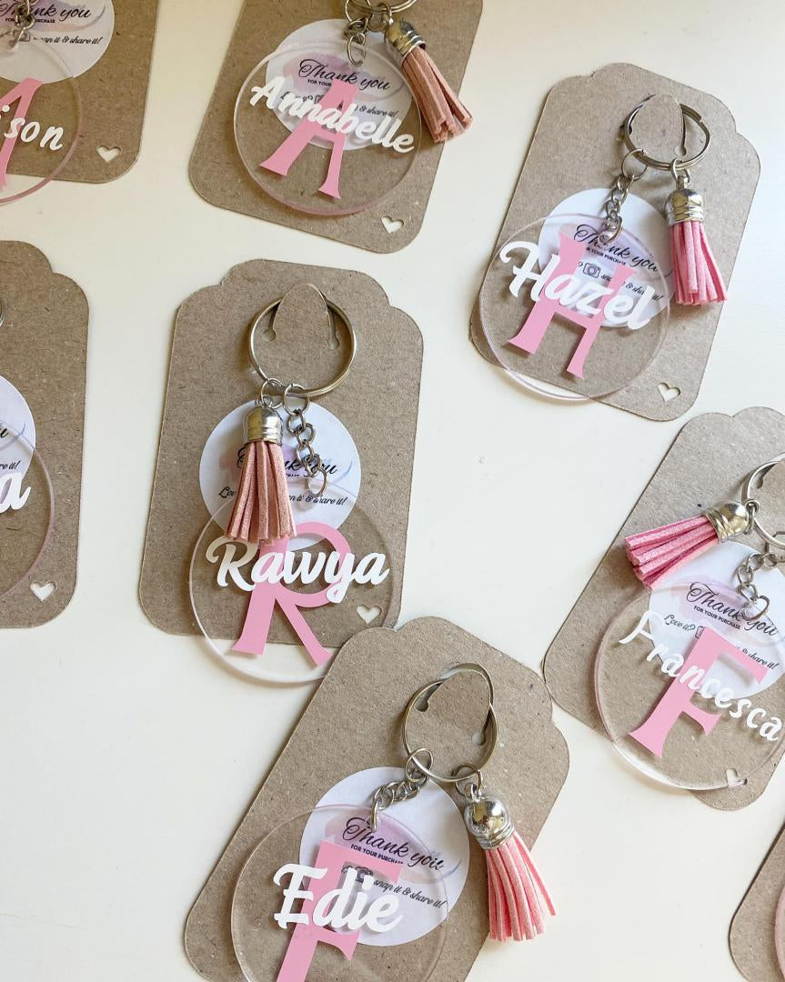 Personalised Acrylic Keyring