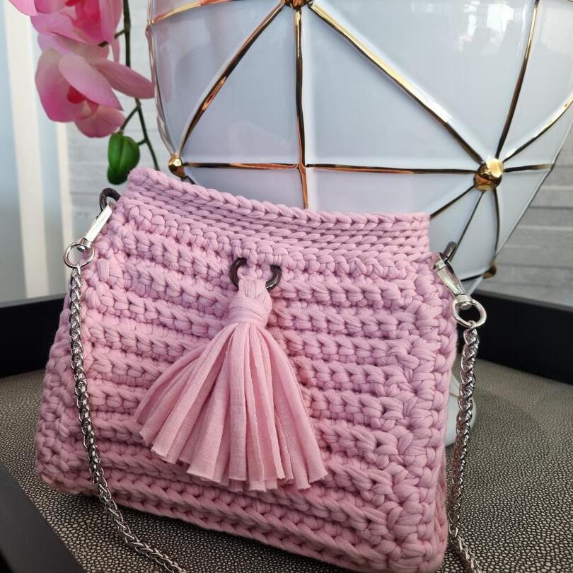 Pink handbag