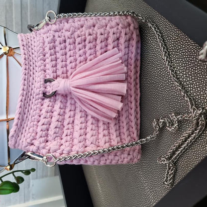 Pink handbag