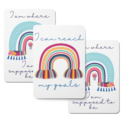 Rainbow Affirmation Cards - Set of 20