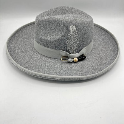 Revolve brim grey fedora