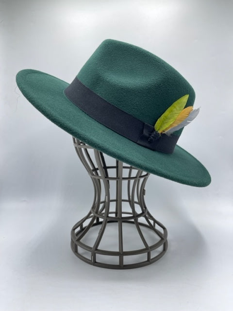 Royal green fedora