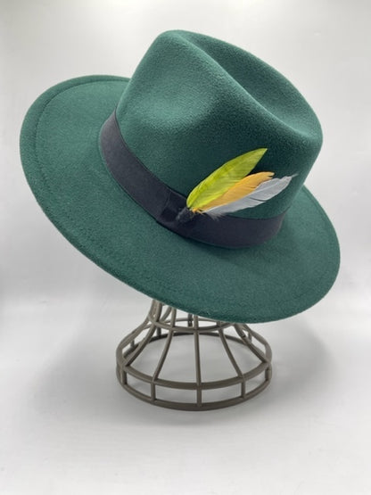 Royal green fedora