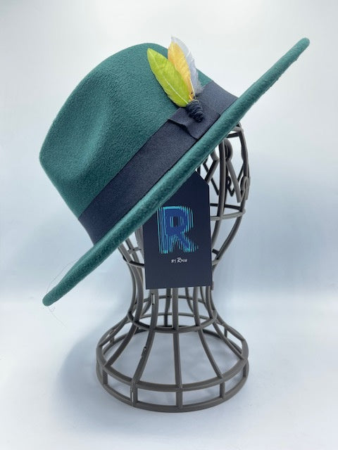 Royal green fedora