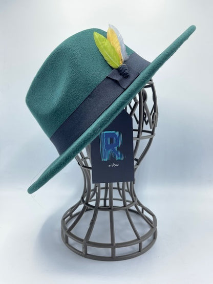 Royal green fedora