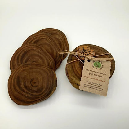 Set of 4 Log coasters