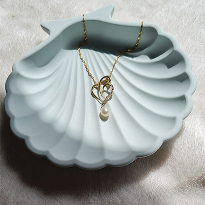 Shell design decorative Dish ( light blue ) for your home decor