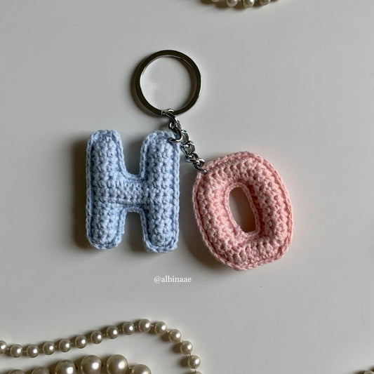 Small letters keychain