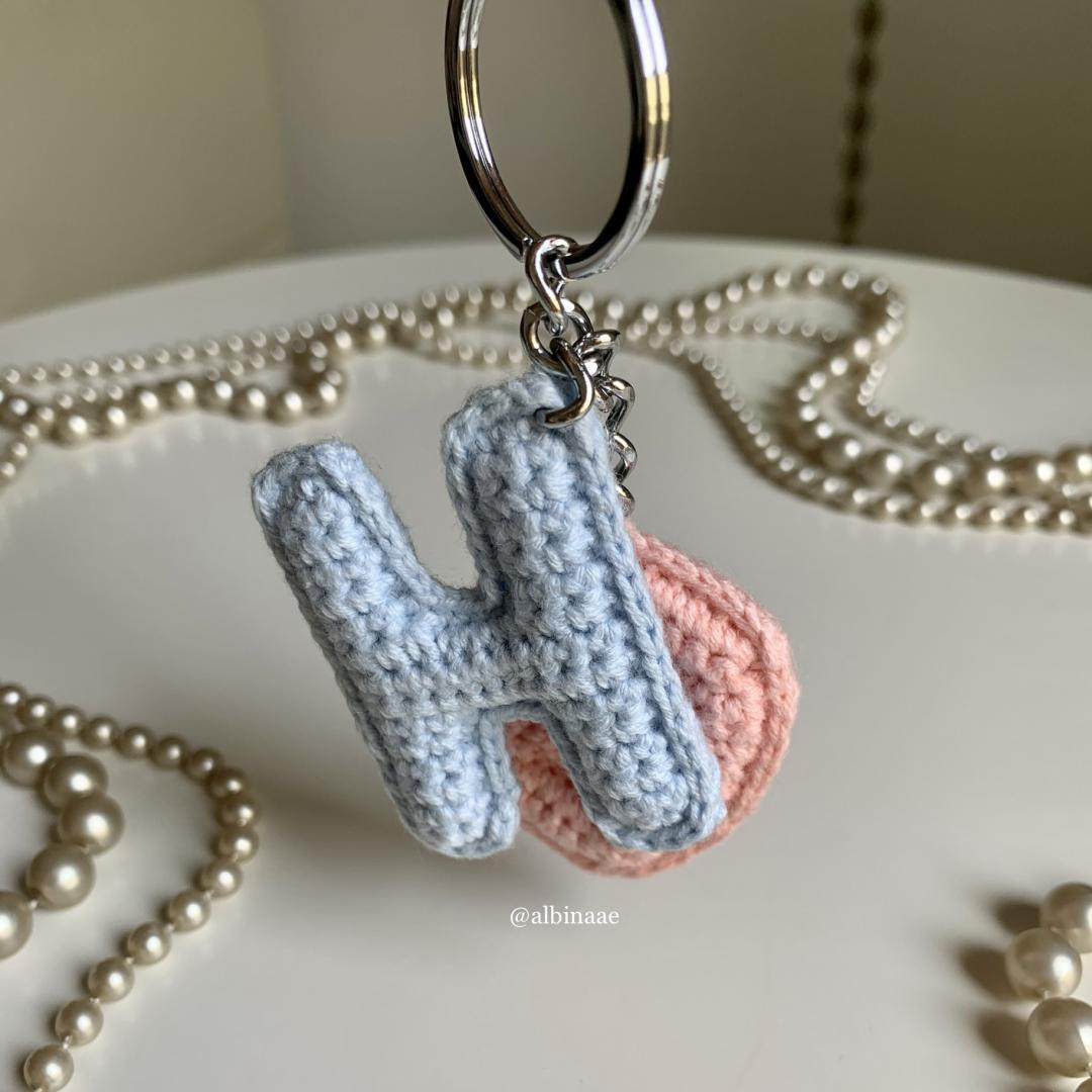 Small letters keychain