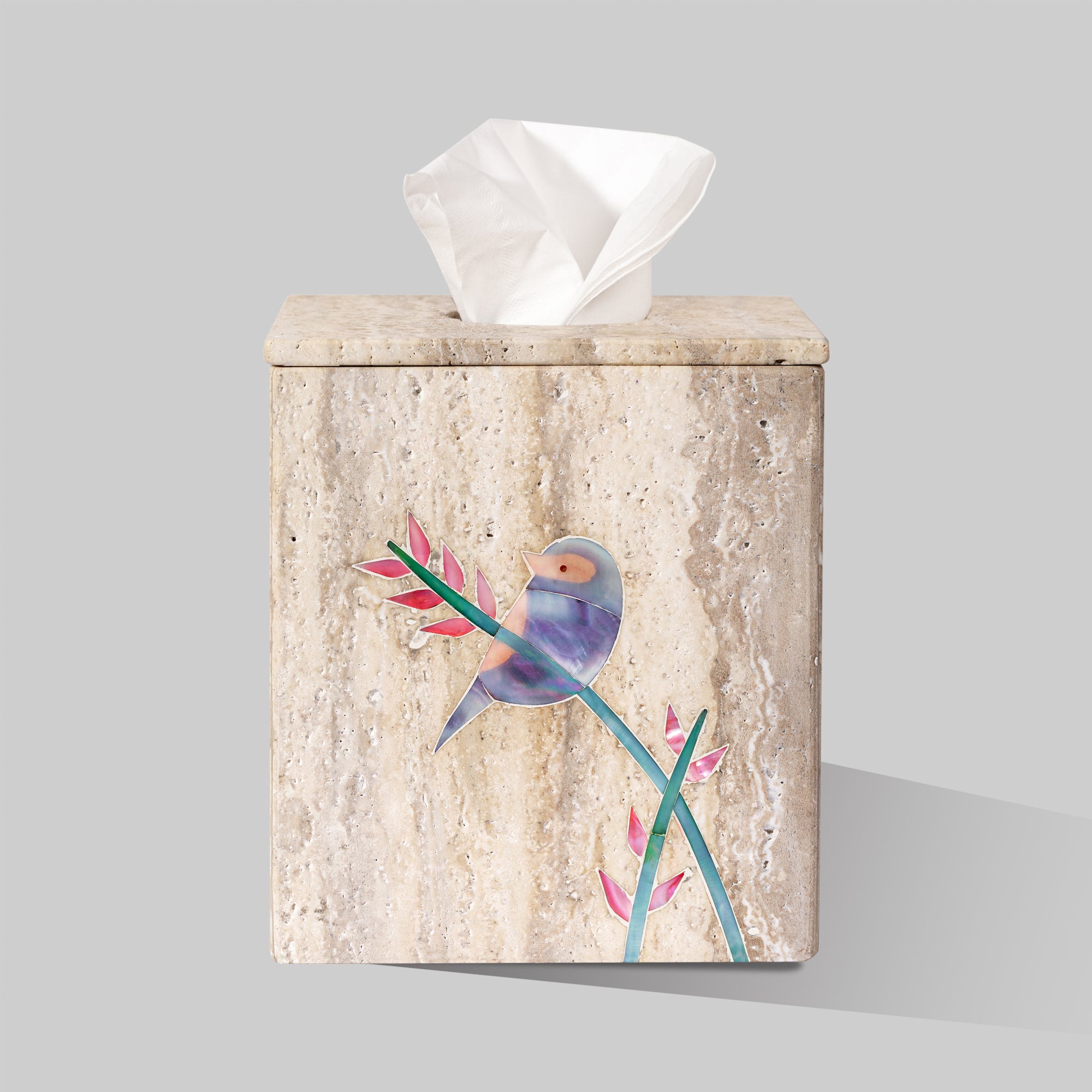 Song bird tissue box