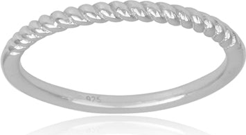 Stackable Bands Sterling Silver