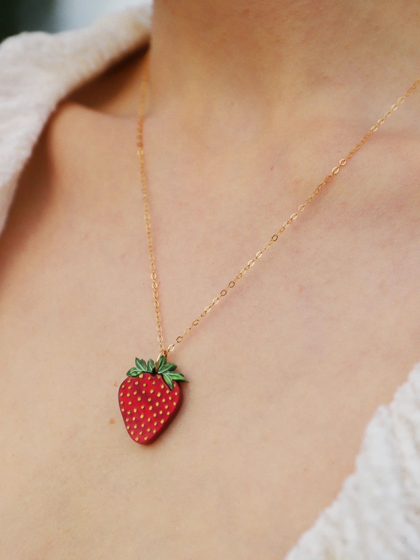 Strawberry Necklace