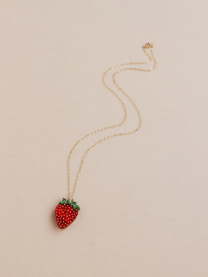 Strawberry Necklace