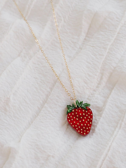 Strawberry Necklace