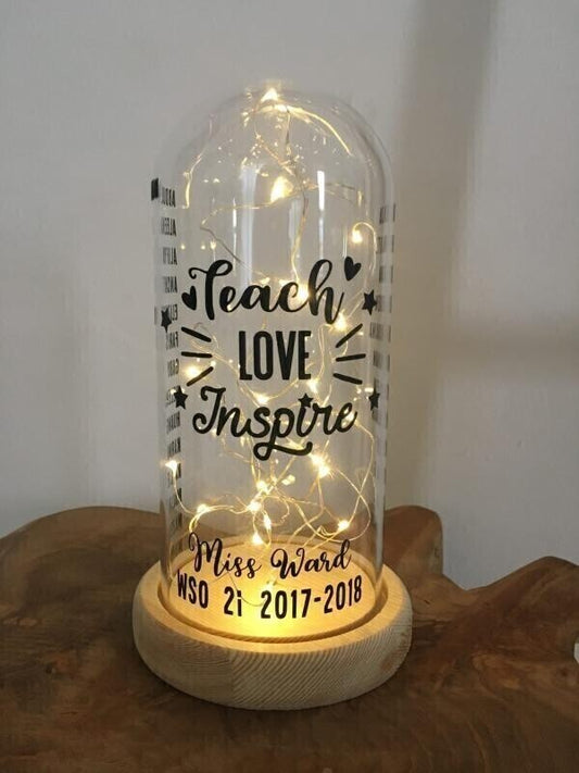 Teacher's Gift Personalised Lightdome - with pupil names