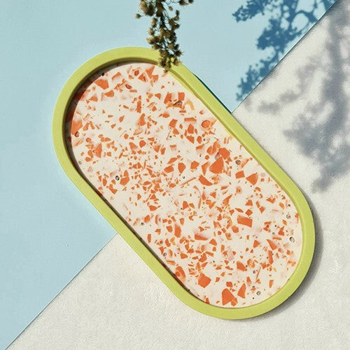 Terrazzo Oval Trinket Tray / Dish