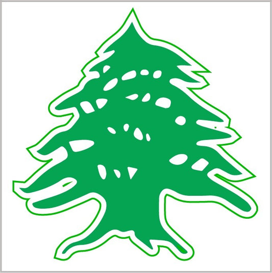 Three Monkeys Concepts Cedar Tree Sticker