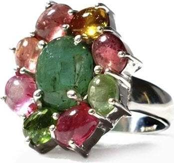 Tourmaline Ring Sterling Silver